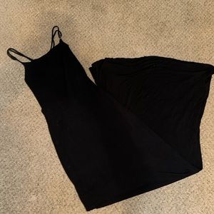 EUC Young Fabulous & Broke Maxi Dress with spaghetti straps and crossover back
